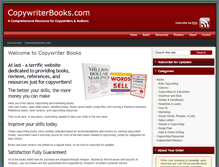 Tablet Screenshot of copywriterbooks.com